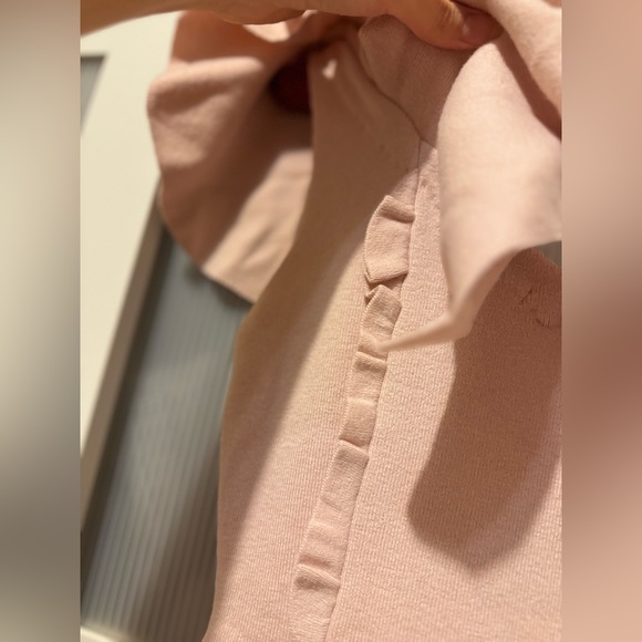 SNIDEL PINK KNIT DRESS WITH FRILL DETAILS - Picture 3 of 5